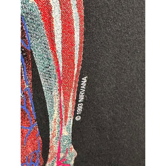 Nirvana In Utero 1993 Vintage Reprint Single Stitch T-shirt Giant - Picture 4 of 6